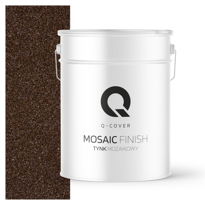 Tynk Mozaikowy Q-Cover Brązowy ciemny M95 12.5KG