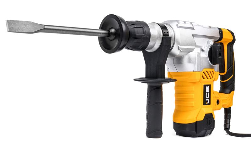 Wiertarka udarowa JCB elektryczna młot dłuto młotowiertarka walizka 1500w 1szt.