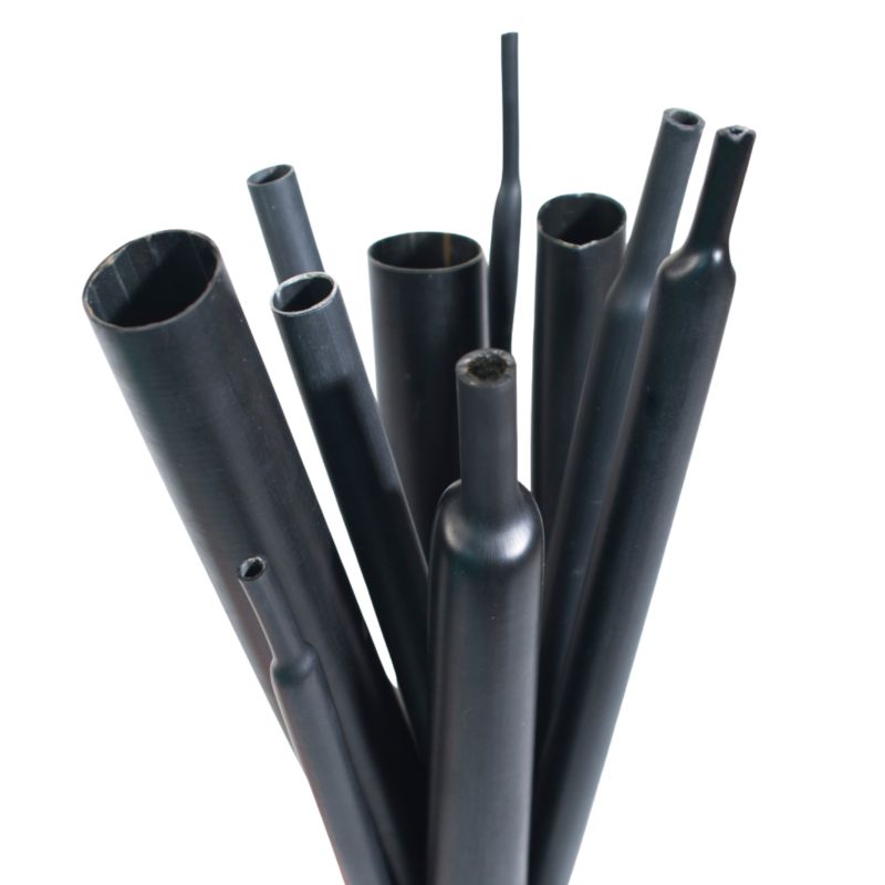 Rura Termokurczliwa Z Klejem Poliolefinowa Rtmk Trytyt 55/16 Czarna 1M