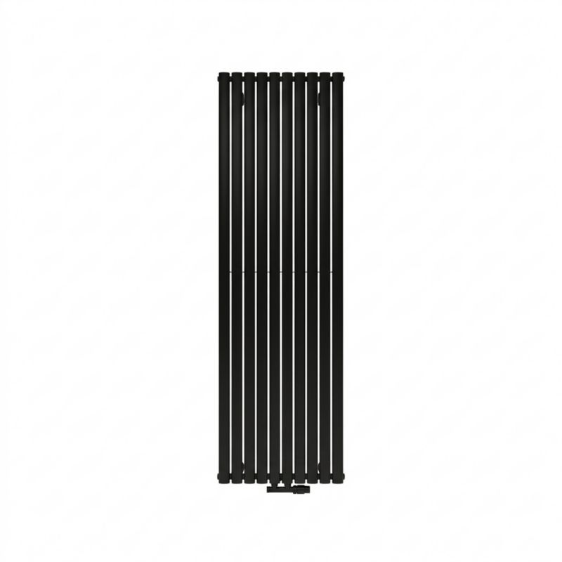 Grzejnik dekoracyjny podwójny 50 Luxrad Vertirad 180x47 cm czarny mat 1440W 1 szt