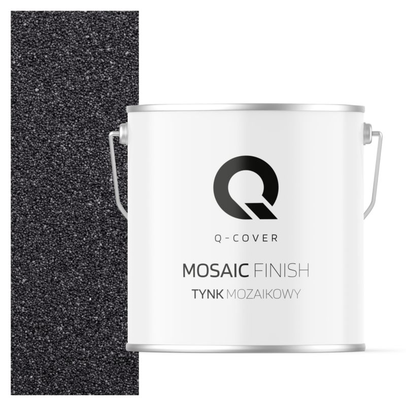 Tynk Mozaikowy Q-Cover Czarny M12 7KG