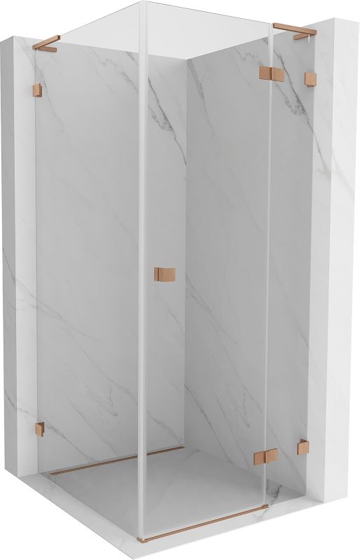 Kabina prysznicowa Mexen Lunar L transparentna miedź szczotkowana 834L-070-070-65-00-P 1 szt.