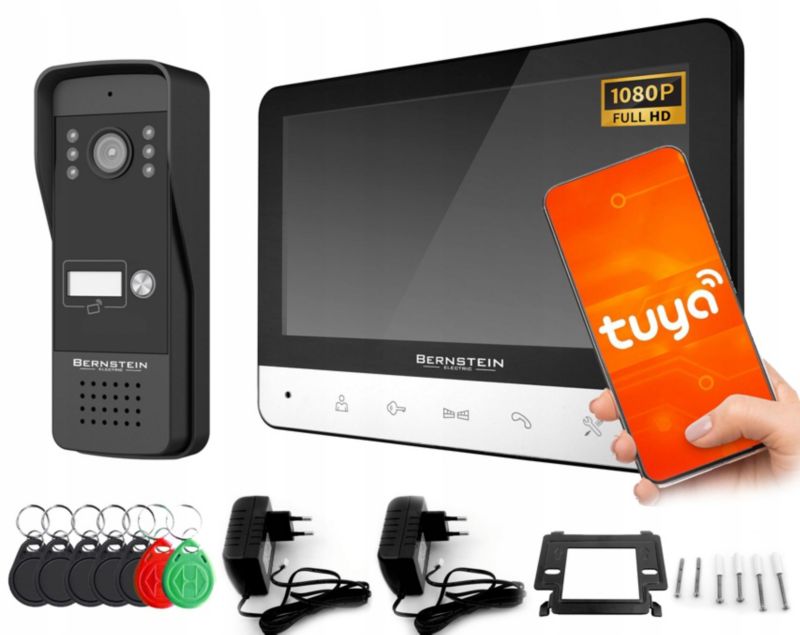 Wideodomofon VDS-71RU Bernstein aplikacja czytnik zbliżeniowy black 1szt.