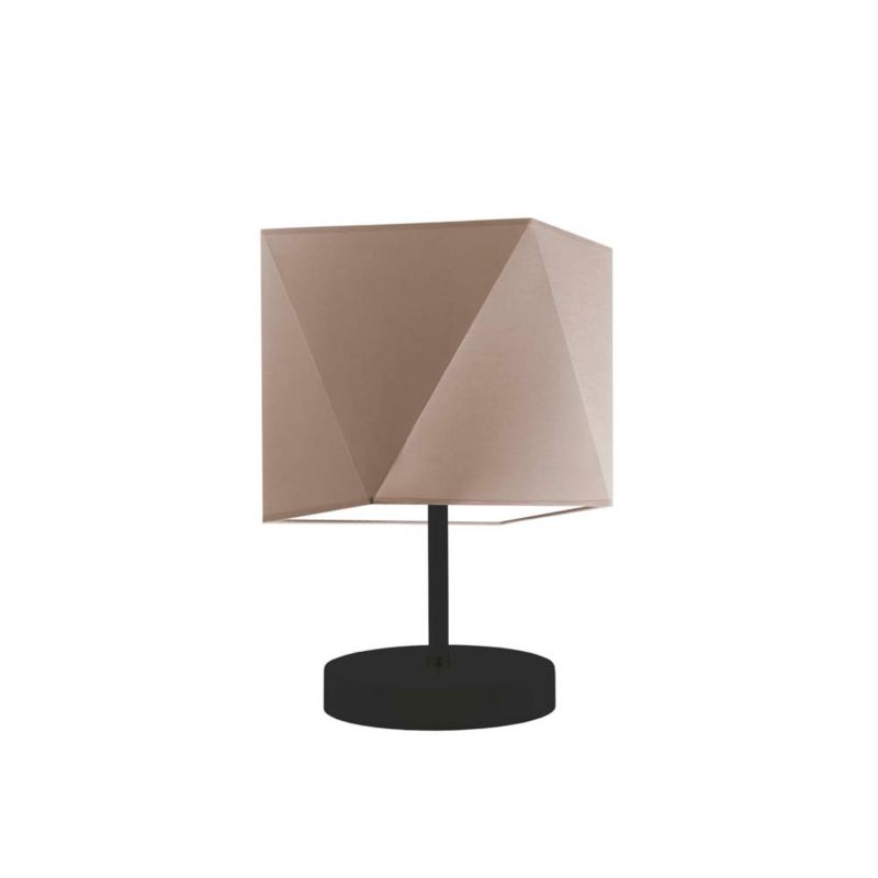 Lampka Nocna Volta Light Factory Picolo Abażur Cappuccino Diament 1xE27 1szt.