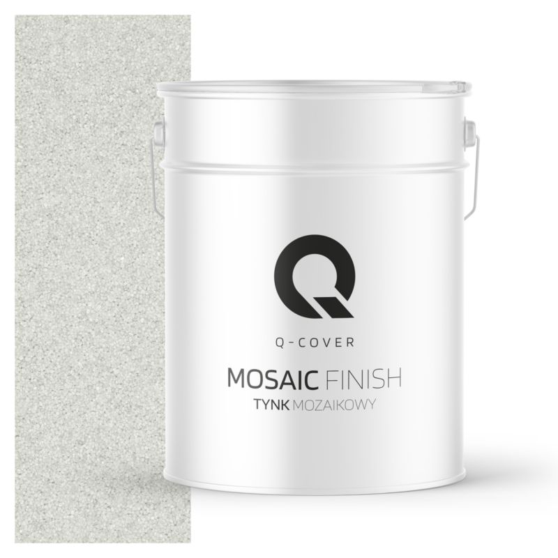 Tynk Mozaikowy Q-Cover Biały M01 12.5KG