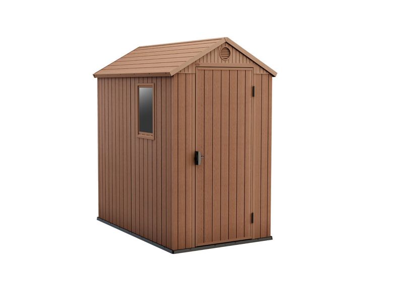 Domek narzędziowy Keter Darwin 4x6 do ogrodu Brąz, 1 szt.