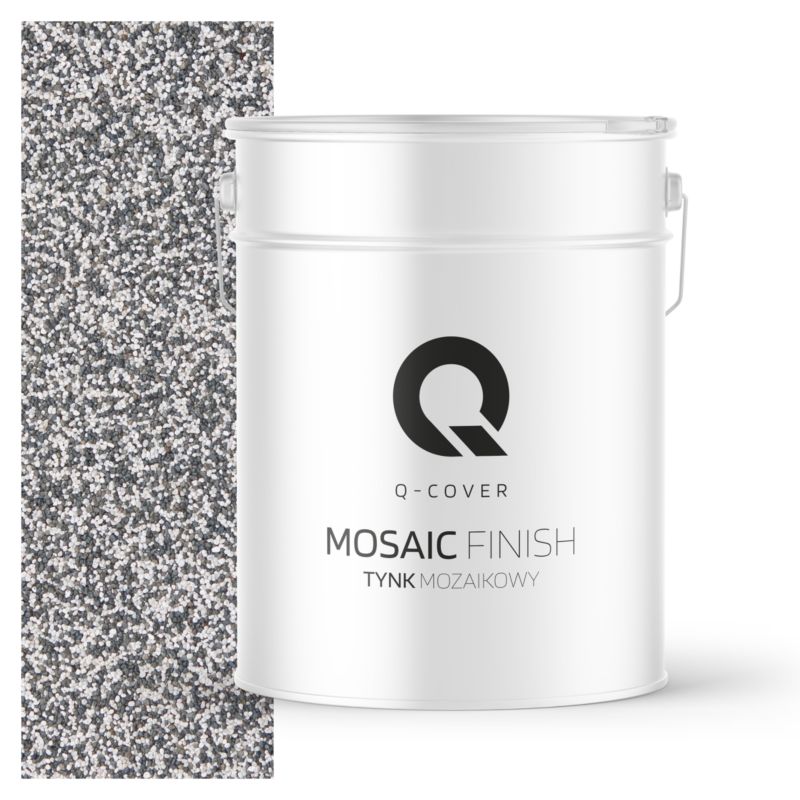Tynk Mozaikowy Q-Cover Szary jasny M22 12.5KG