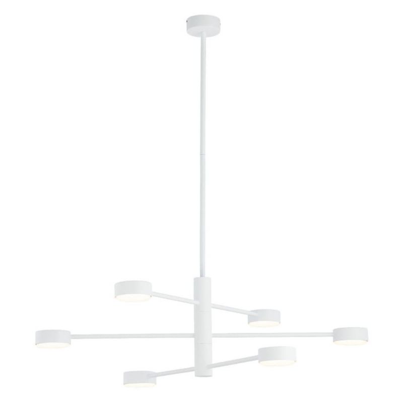 Żyrandol Nowodvorski Lighting Orbit biały wym: 85 x 84,5 x 84,5 cm 6xGX53 x 8W 1 szt.