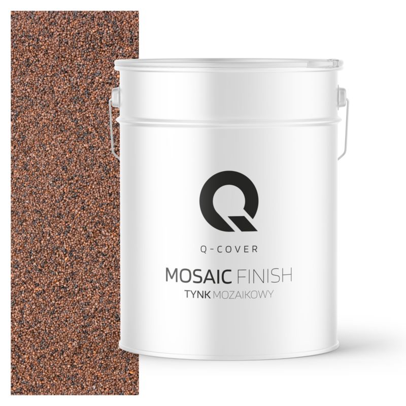 Tynk Mozaikowy Q-Cover Brązowy ciemny M73 12.5KG