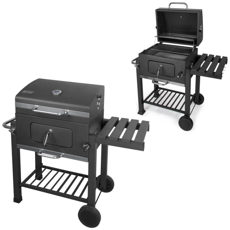 Grill Węglowy Ogrodowy Fieldmann Fzg1008 Termometr Półka 1Szt