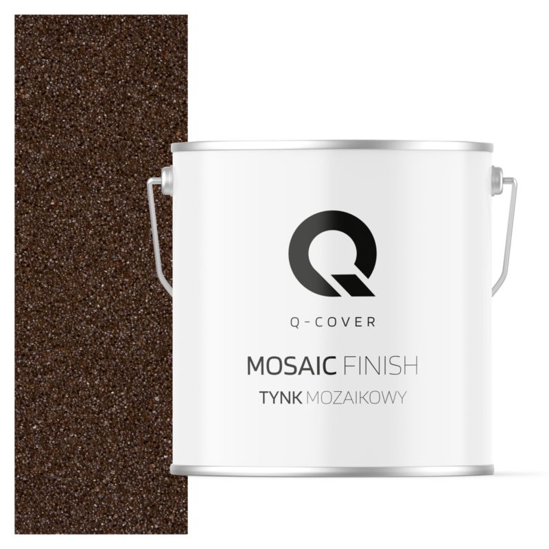 Tynk Mozaikowy Q-Cover Brązowy ciemny M95 7KG