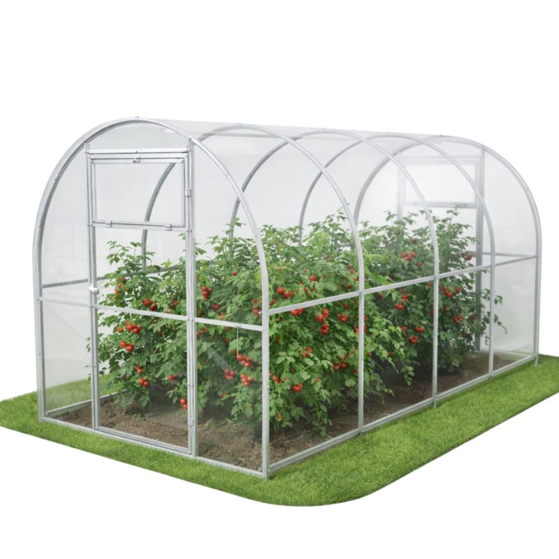 Szklarnia ogrodowa Tunel 2x4 m profile 20x20 poliwęglan 6mm - Szklarnia z poliwęglanu 1 szt