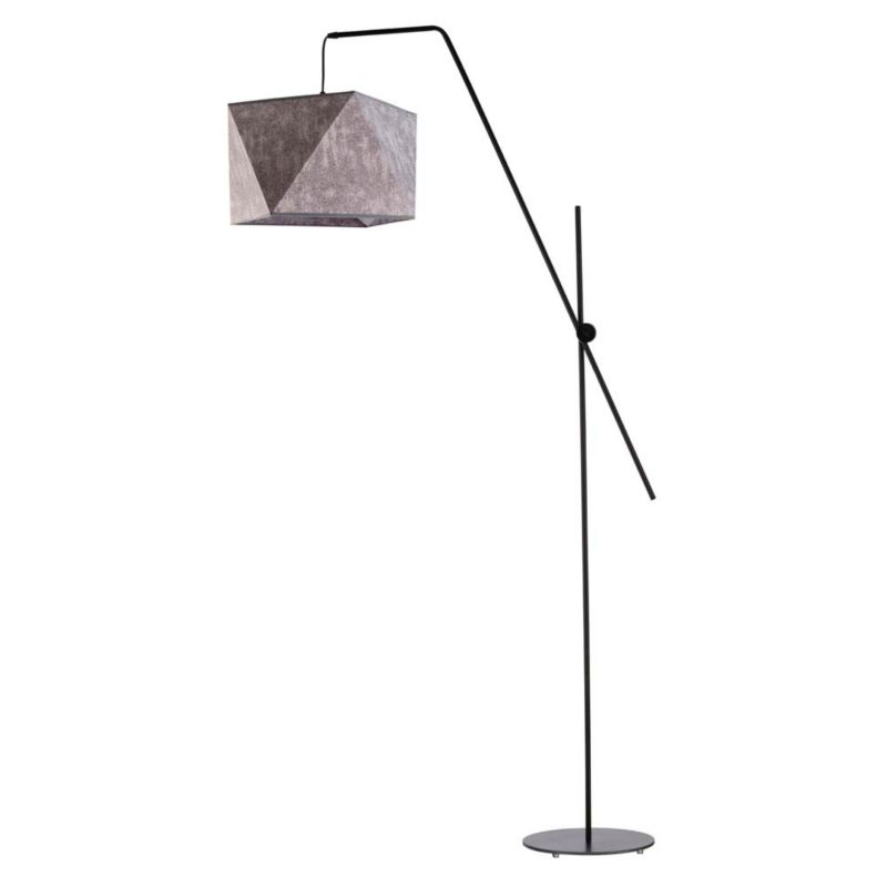 Lampa stojąca Volta Light Factory podłogowa przegubowa regulowana z abażurem beton diament MODERN 1szt.