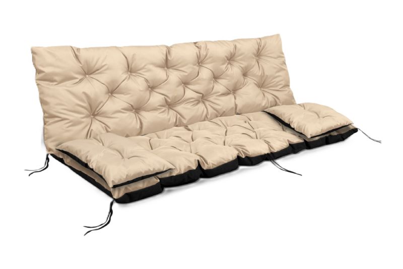 Zestaw poduszek ogrodowych Aio Factory 150x60x50 cm na ławkę beżowa 1szt