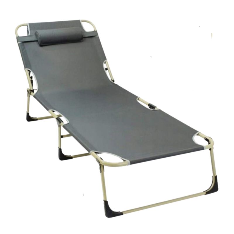 Leżak plażowy Artdesign 68x192cm do 120kg ogrodowy składany leżanka mocny na taras 1 szt.