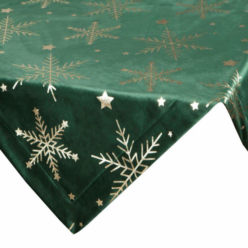 Obrus Świąteczny 12A Eurofirany Zielony Poliester 85x85 cm 1 szt.