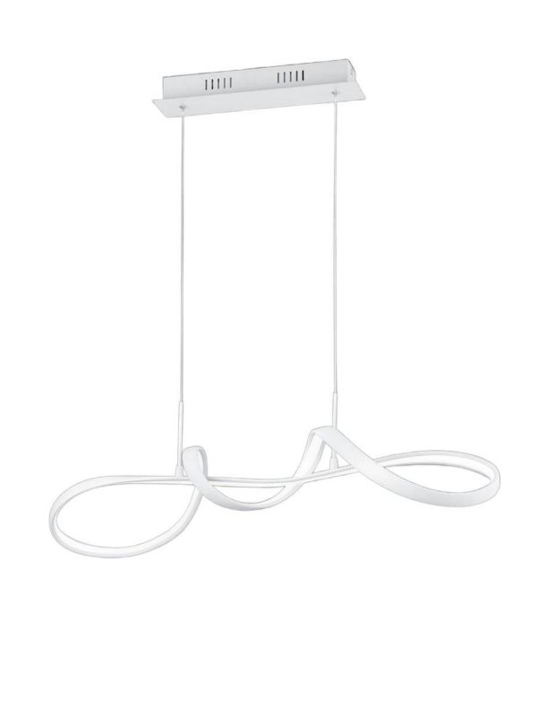 Żyrandol RL Perugia biały wym: 150 x 81 x 81 cm wbudowany LED 37W 1 szt.