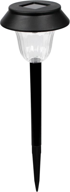 Lampka solarna wbijana 12 cm czarna