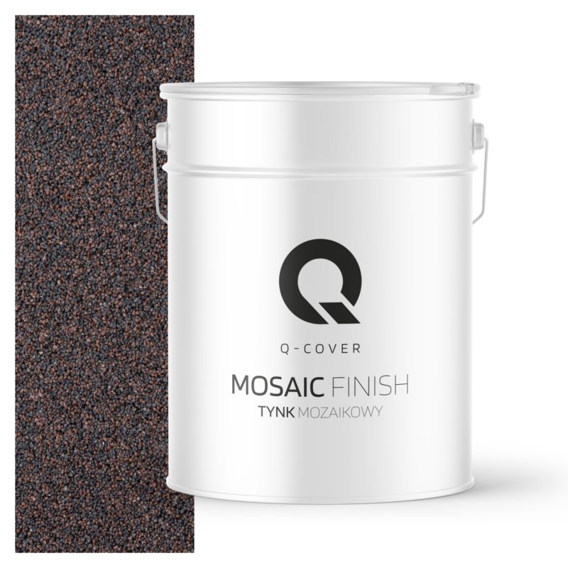 Tynk Mozaikowy Q-Cover Brązowy ciemny M83 12.5KG