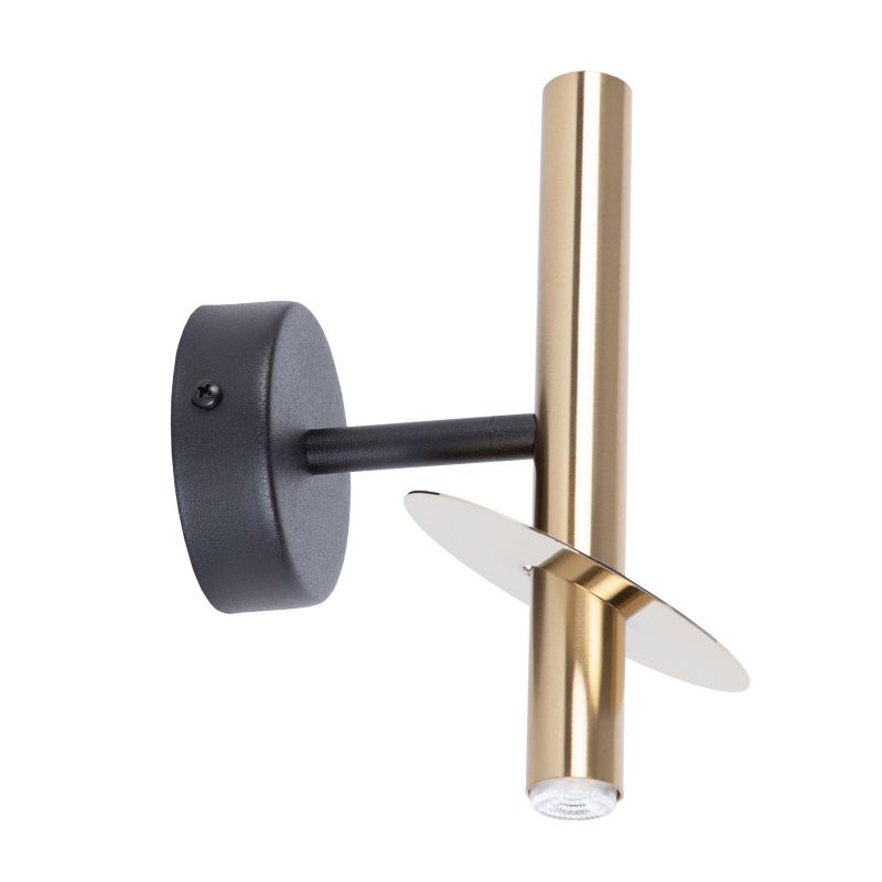 Kinkiet Sigma Lighting Sopel Ring czarno-złoty góra-dół 2 x G9 x IP20 wym: 20 x 10 x 14 cm - 1 szt.