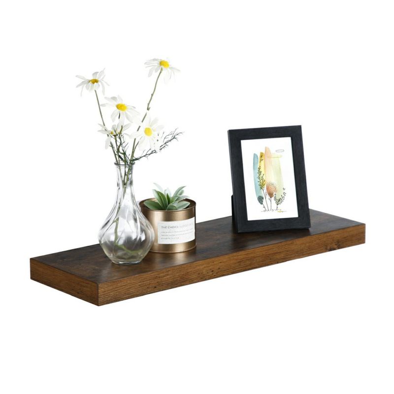 Półka Songmics ścienna rustykalna 60 cm brąz 1 szt.