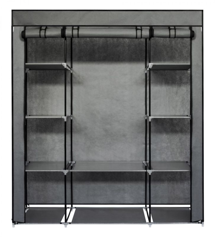 Materiałowa szafa tekstylna Bauerkraft, garderoba składana 1 szt.