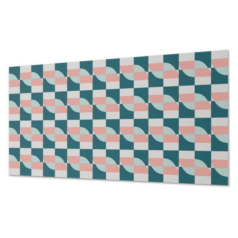 Panel Winylowy Ścienny ArtPrintCave 100x50 cm Geometryczny wzór w kratkę 1 szt.