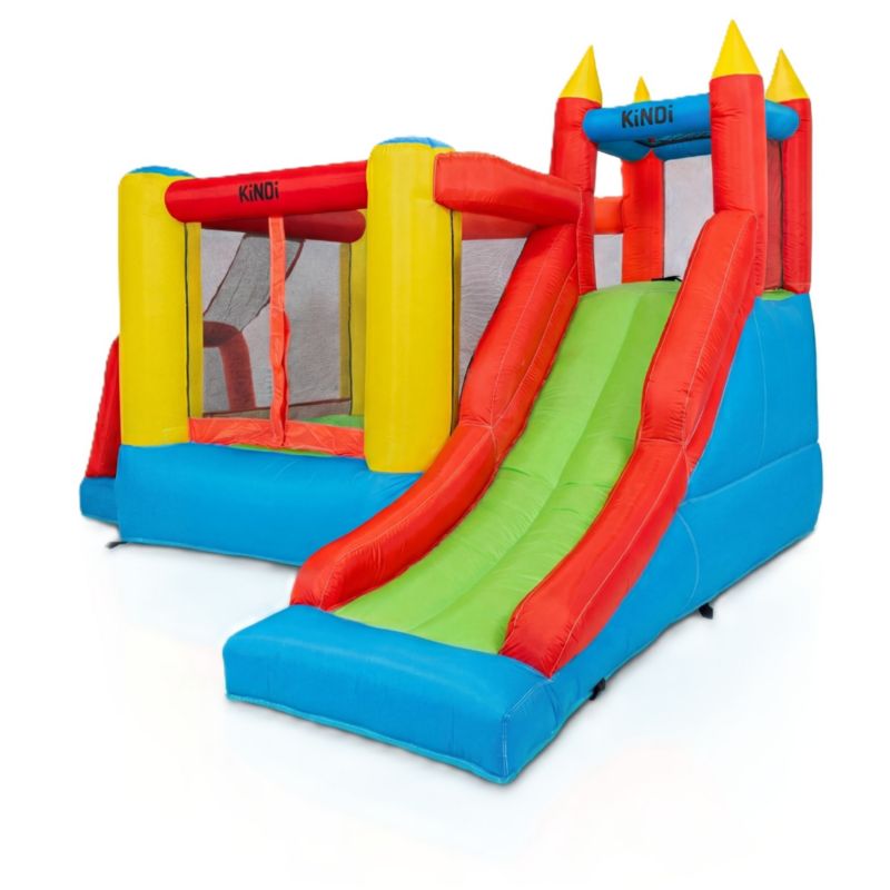 Dmuchaniec dla dzieci Thunder plac zabaw ogrodowy zamek zjeżdżalnia kosz dmuchawa 1 szt.