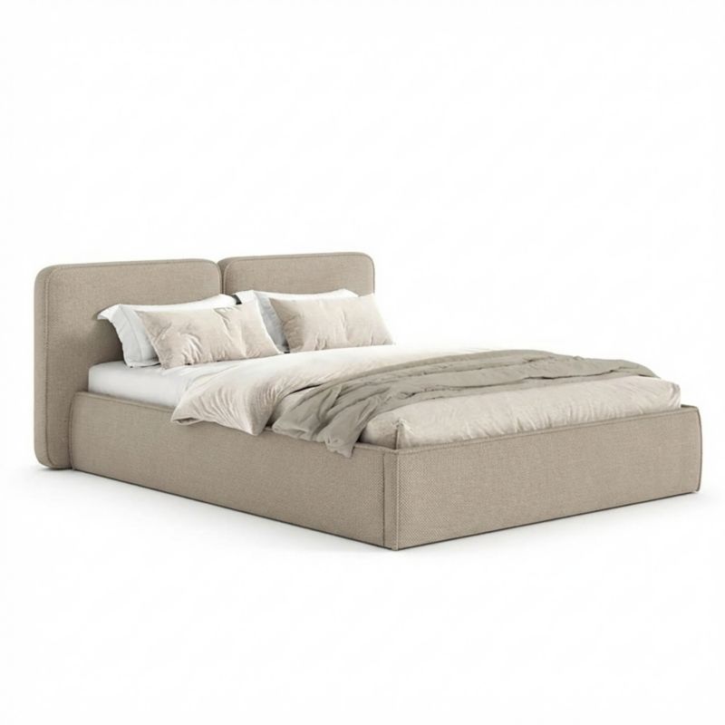 Łóżko Tapicerowane ELITE 140x200 Stelaż Pojemnik Na Pościel Wind 11 1 szt.