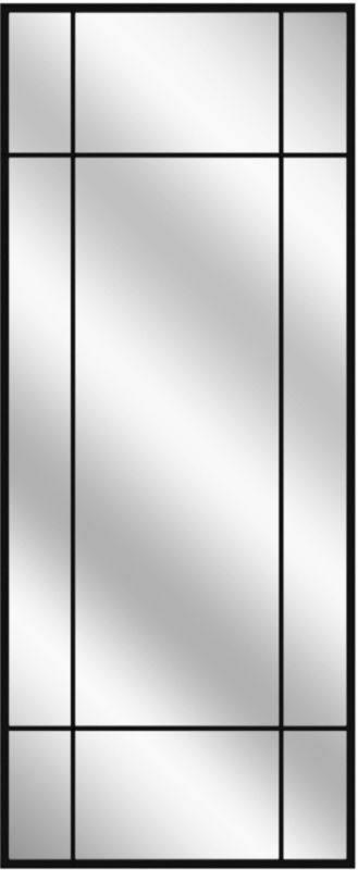 Lustro Styler Loft 60x150 cm prostokątne czarny MDF bez oświetlenia 1 szt.