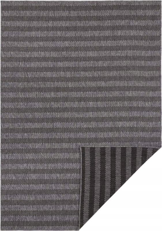 Dywan Bougari na taras 120x170cm ,czarno grafitowy dwustronny, sznurkowy 1 szt.