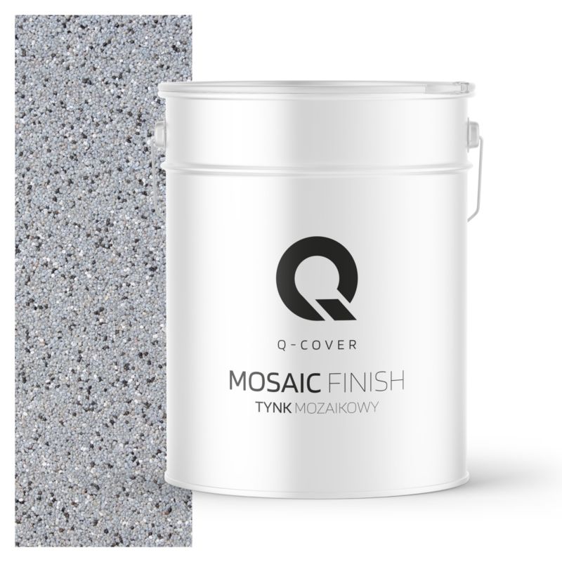 Tynk Mozaikowy Q-Cover Szary M32 12.5KG