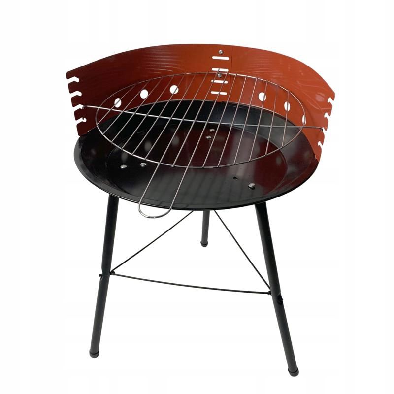 Grill Węglowy FEINZ 56Cm Palenisko 36Cm Ruszt Chrom Classic Bbq Okrągły Piknik 1 szt.