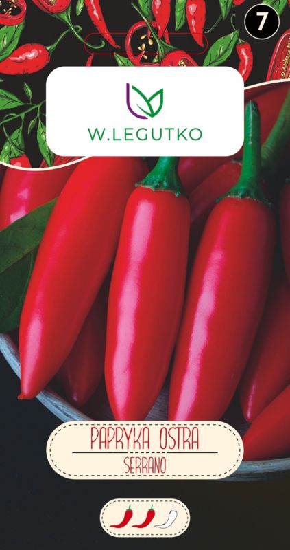 Nasiona papryka Serrano