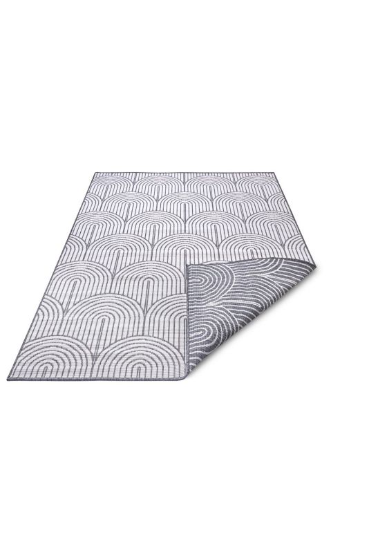 Dywan Hanse Home na taras 120x170cm ,szaro kremowy dwustronny, sznurkowy płasko tkany 1 szt.