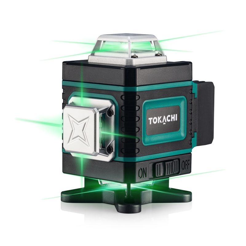 Laser poziomica laserowa Tokachi LineX Pro krzyżowa samopoziomująca 4D 360 1 szt
