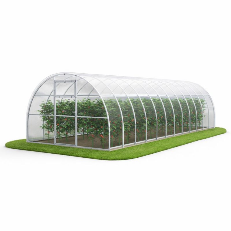 Szklarnia ogrodowa Tunel 3x8 m profile 40x20 poliwęglan 4mm - Szklarnia z poliwęglanu 1 szt