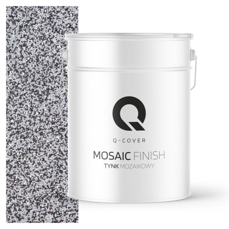 Tynk Mozaikowy Q-Cover Szary M33 12.5KG