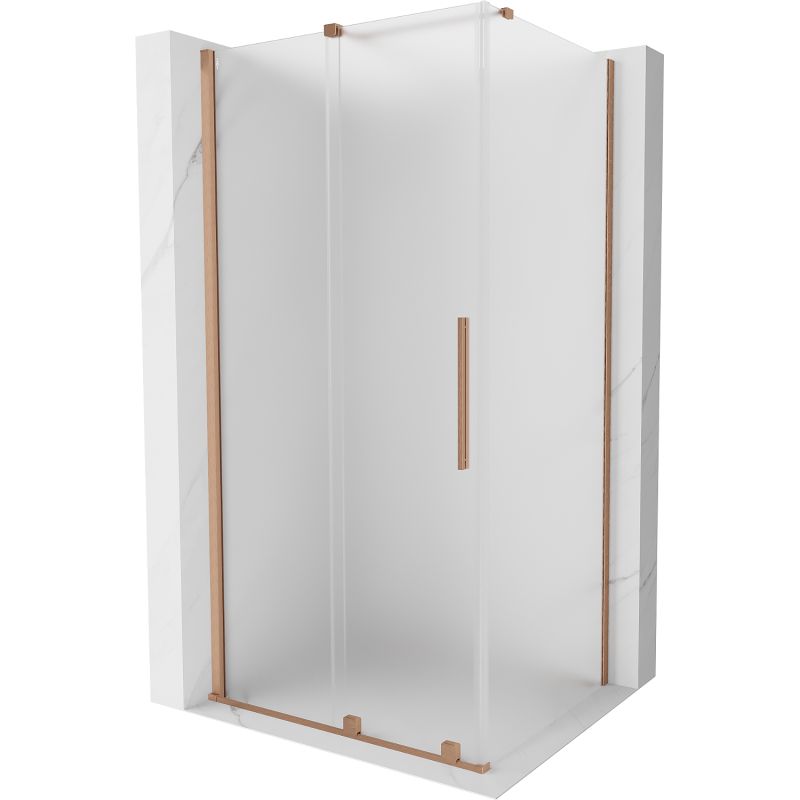 Kabina prysznicowa prostokątna Mexen Velar szron/miedź szczotkowana 871-120-110-31-65 1 szt.