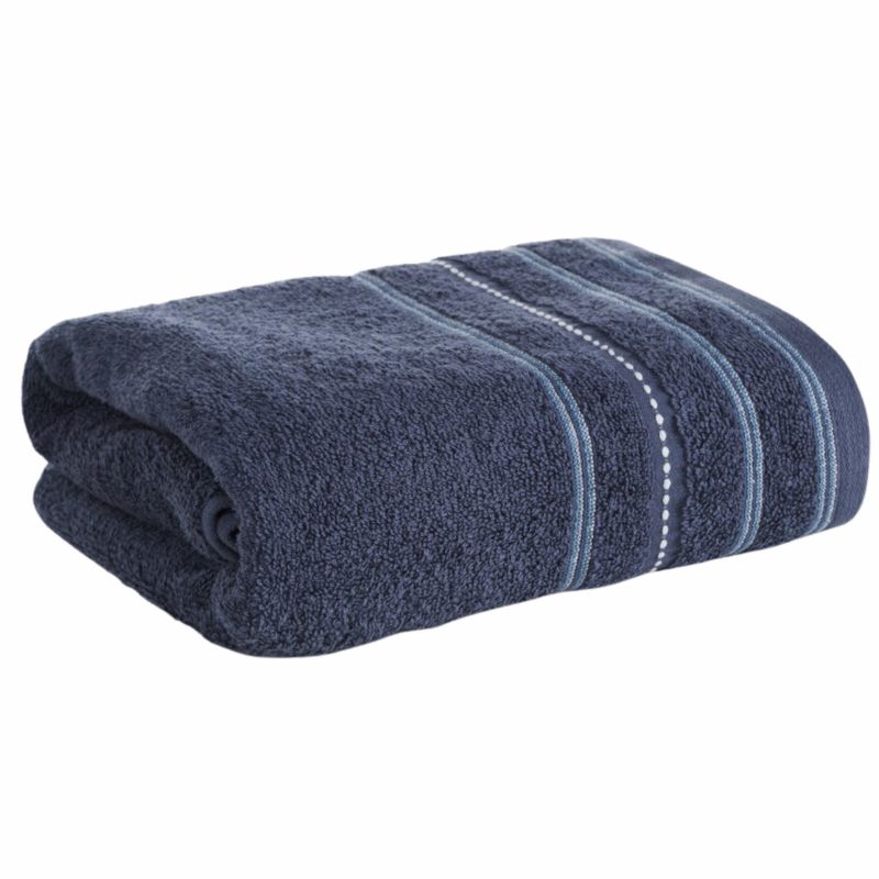 Ręcznik Kąpielowy Vento Eurofirany Granatowy Gruby Miękki 70X140 Cm 1 Szt.