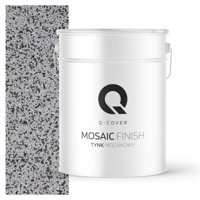 Tynk Mozaikowy Q-Cover Szary M34 12.5KG