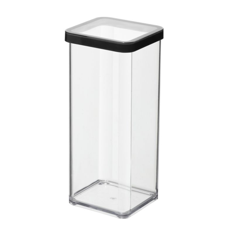 Pojemnik kwadratowy Rotho Loft 1.5 l czarny