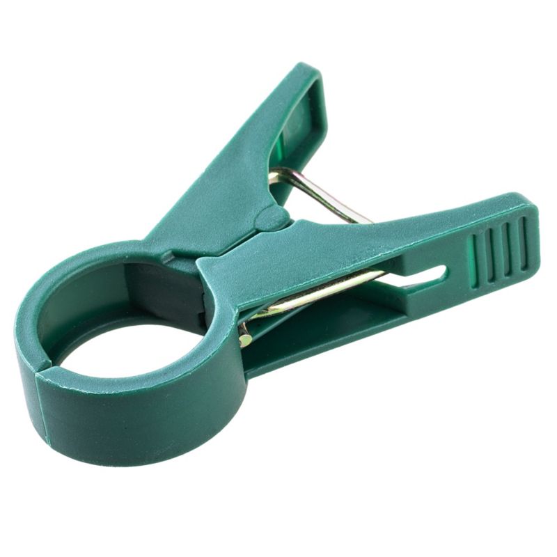 Klipsy KADAX do roślin 20 mm klamerki zielone 50 szt.