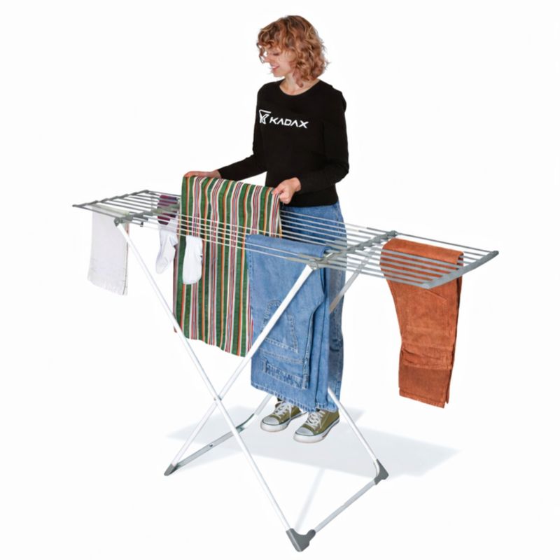 Suszarka KADAX Teleskopowa Na Pranie 155x51cm Biała 1 szt.