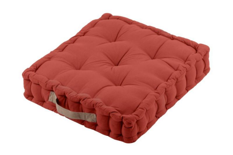 Poduszka podłogowa DUO STOF dekoracyjna 45x45 cm ceglana 1 szt.