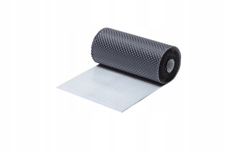 Taśma kominowa 4ROOF IZOMIN 3D 300mm 5m antracyt RAL7021 Super elastyczna, odporna, super jakość 1szt.