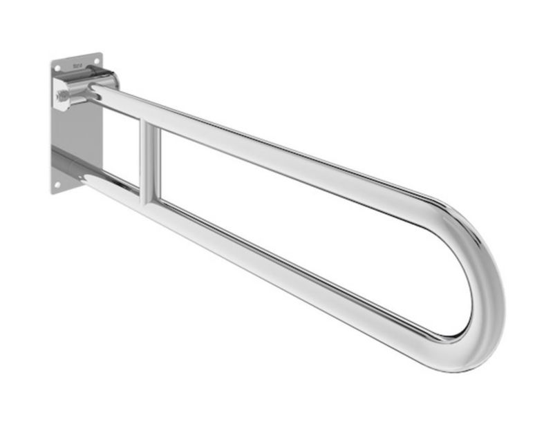 Uchwyt Roca Access Comfort 80 cm Składany, Stal Nierdzewna, Max Obciążenie 150 kg, 1 szt.