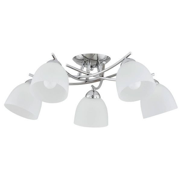 Lampa sufitowa wisząca Alfa Seva 2523 chromowana styl klasyczny 5xE27 x 15W 1 szt.