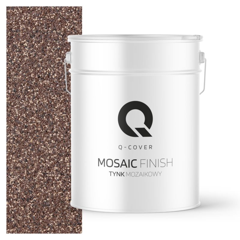 Tynk Mozaikowy Q-Cover Brązowy ciemny M71 12.5KG
