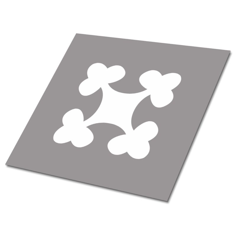 Kafelki samoprzylepne Tulup 30x30 cm Trefle. 9 szt.